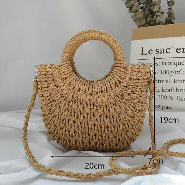 Mary Straw Bag