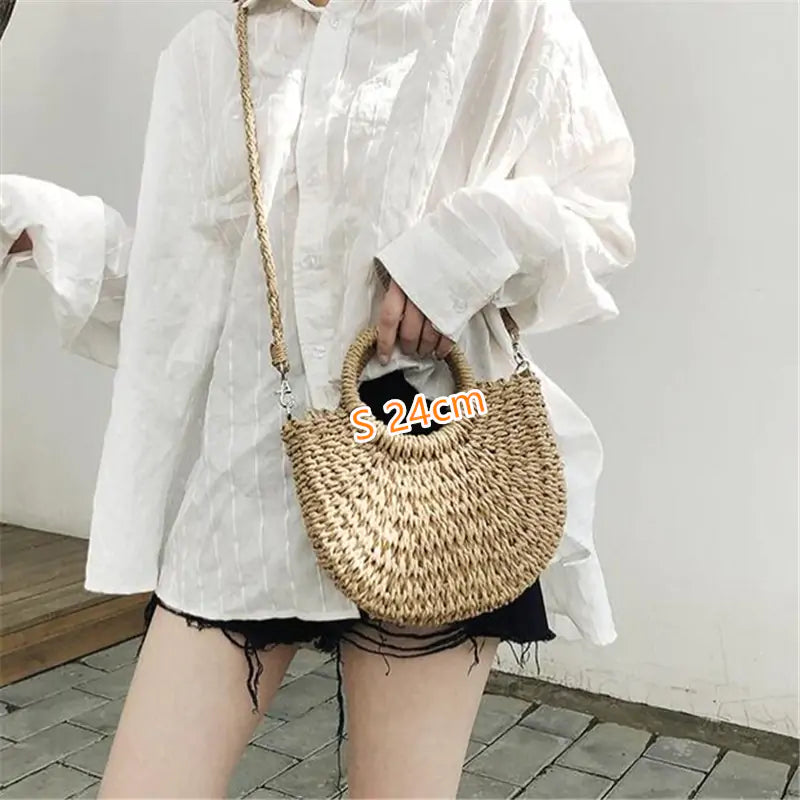 Mary Straw Bag