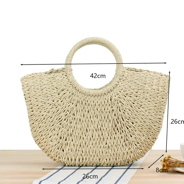 Mary Straw Bag